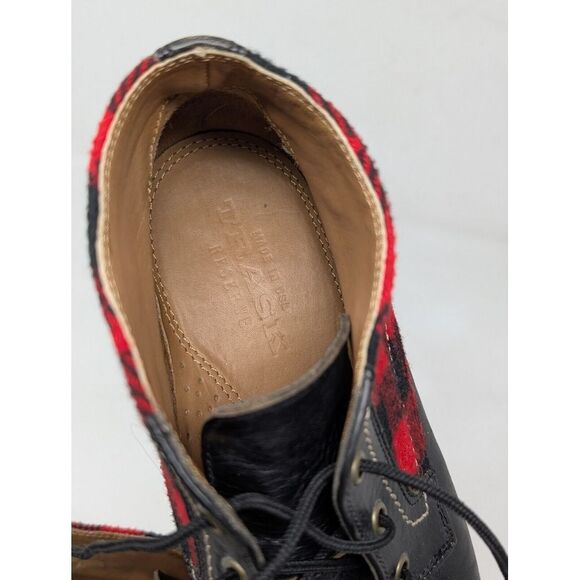 H.S. Trask Reserve Buffalo Plaid Chukka Boots Men\'s Size 9 M Made‎ in USA Vibram